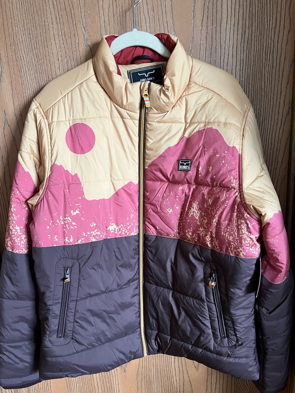 Kimes Ranch Valencia puffy coat jacket size L New